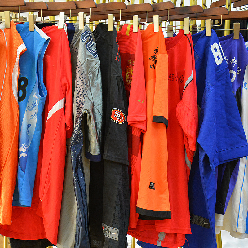 Factory Wholesale Bale Used Clothes Summer Men Sports Jersey Second Hand Clothing in Bulk