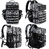 Sacs à dos tactiques en toile personnalisés de marque, type sac à dos pliable, pour hommes alpinistes