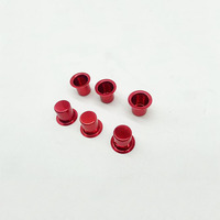 Rouge 18mm Diamètre Aluminium Tasse Décoratif Bougie Conteneur Goutte Protecteur Tôle Fabrication Chandelier Titulaire Produit