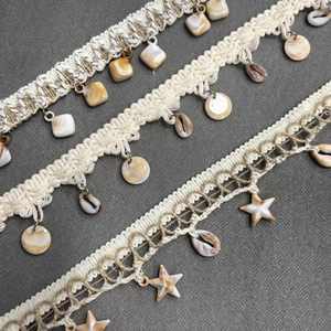 ZSY fatto a mano con perline nastro di pizzo ciondolo con <span class=keywords><strong>perla</strong></span> nappa frangia su misura treccia in rete per abbigliamento per borse - Product Image 1