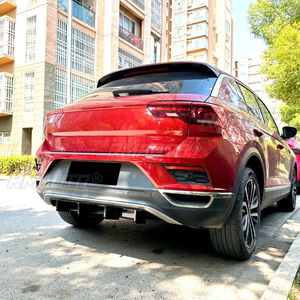 <b>For</b> Volkswagen T-Roc Normal Version 2018-2022 <b>Car</b> Rear Bumper Lip Splitter <b>Diffuser</b> Body Kit Bumper Guard Protector Cover - Product Image 4