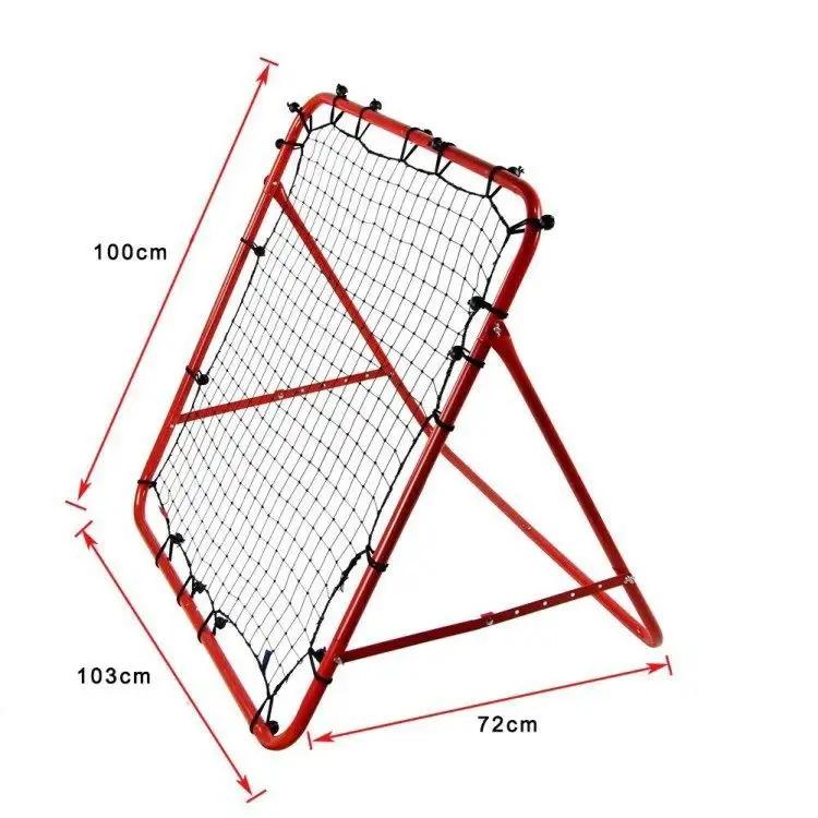 Sport Rebound Net, Verstelbaar Trainingsoefenrebounder Bounceback Schermnet Voor Voetbalhonkbal En Vangtrainer