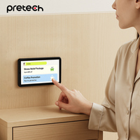 Panel de Control Inteligente para Hotel - Pantalla Táctil IPS de 5.5" y 1080P, POE, Sin Batería, Tablet Android de Pared para Automatización de Habitaciones de Hotel