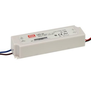 Controlador LED Mean Well LPC-35, 1400mA, Corriente Constante, 20W, Convertidor de CA a CC, Fuente de Alimentación de un Solo Canal - Product Image 1