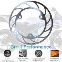 Pièces de moto fournies par l'usine, disque de frein de moto personnalisé ultra léger de 220 mm pour Yamaha YZF R3 R25 R15