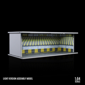 Escenario 1: Caja a prueba <span class=keywords><strong>de</strong></span> polvo con iluminación LED <span class=keywords><strong>para</strong></span> garaje subterráneo a escala 1:64, <span class=keywords><strong>para</strong></span> modificar el espacio <span class=keywords><strong>de</strong></span> estacionamiento <span class=keywords><strong>de</strong></span> coches. - Product Image 4