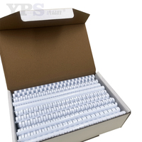 YPS 21-Loch Spiralbindung PVC-Gummiringe 6-51mm Teilung 14mm für Papierbücher und Bürogebrauch