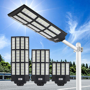 All-in-One năng lượng mặt trời ánh sáng đường phố ABS nhà ở IP65 không thấm nước 30W 60W 100W cho đường vườn giá bán buôn với 2 năm bảo hành - Product Image 3