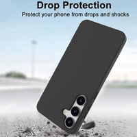 Nouvelle coque de protection en silicone liquide mat anti-traces de doigts, anti-dérapante, anti-rayures pour Samsung Galaxy S24 Plus