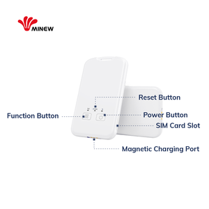 Localizador Personal para Interiores y Exteriores, Etiqueta de Ubicación, Tarjeta de Identificación 4G LTE BLE, Etiqueta Inteligente Bluetooth iBeacon para el Seguimiento de Empleados - Product Image 4