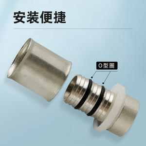 Colliers de serrage pour tuyaux de chauffage au sol en aluminium-plastique avec pièces en cuivre pour chauffe-eau direct/solaire - Product Image 2