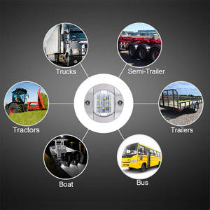 ไฟเรือยอชท์ 6LED ไฟภายในห้องโดยสารเรือ, ไฟเรือยอชท์ทรงกลม 12V, ไฟท้ายเรือ LED - Product Image 4