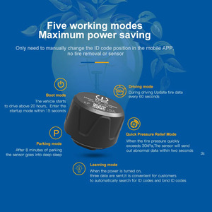 14psi to 203psi <strong>TPMS</strong> <strong>Bluetooth</strong> 5.0 <strong>TPMS</strong> Monitor Pressure Temperature System BT <strong>Truck</strong> <strong>TPMS</strong> for <strong>Truck</strong> - Product Image 2
