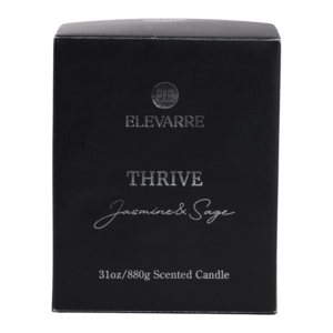 เทียนหอมกลิ่นจัสมินและเสจ ELEVARRE Thrive ขนาด 31 ออนซ์ ในกระปุก - Product Image 6