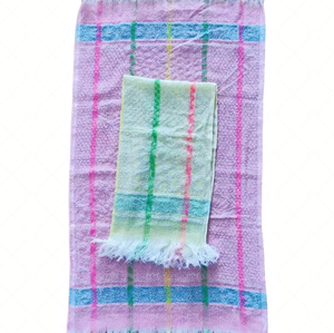 <span class=keywords><strong>Serviette</strong></span> de toilette en microfibre personnalisée, jetable, à séchage rapide, jacquard, pour pèlerinage, OEM, en polybag, couleur unie, pour musulmans, vente en gros - Product Image 6