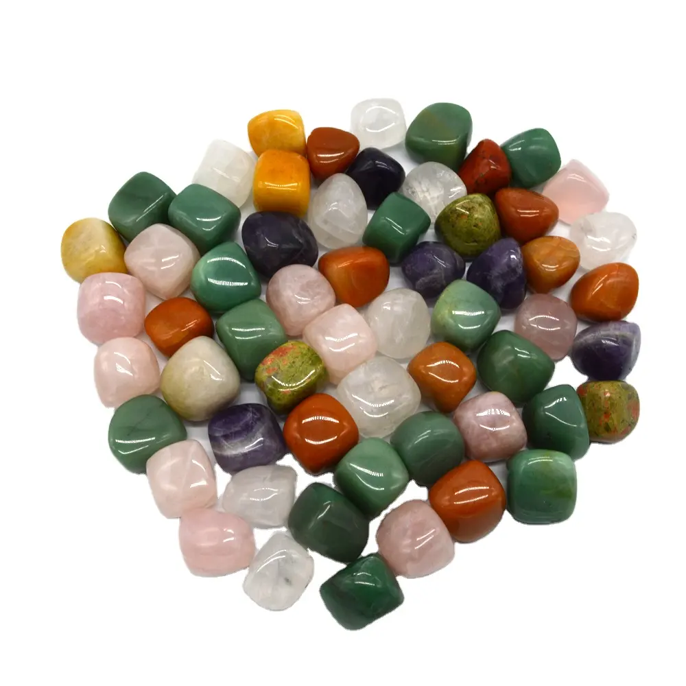 Mix Gems Natuurlijke Trommelstenen Healing Reiki Crystal Sieraden Maken Woondecoratie