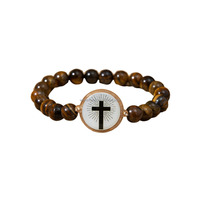 Cadeaux quotidiens Bijoux de mode religieux personnalisés Bracelet Yappy NFC Bible Verse Chip