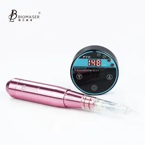 Mesin Tato Alis Mikropigmentasi P70 CE Asli BIOMASER Mesin Makeup Semi Permanen Digital Premium