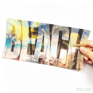 Film lenticulaire TPU personnalisé, autocollant en plastique imprimé UV 3D en mouvement pour l'artisanat, l'emballage et la décoration - Product Image 4