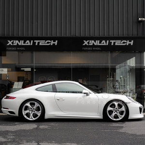 ล้อฟอร์จโมโนบล็อก XINLAI สีแชมเปญโกลด์ ขอบ 5 ก้าน ดีไซน์เว้าลึก ขนาด 18-24 นิ้ว 5x100 5x112 5x114.3 5x120 สำหรับรถปอร์เช่ - Product Image 1