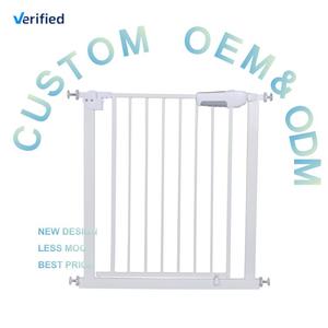 Sécurité Protection des enfants Sécurité Bébé Barrière Fer Pet Protection Sécurité Chien Clôture Porte Sûre Barrière de Protection pour Escaliers - Product Image 1
