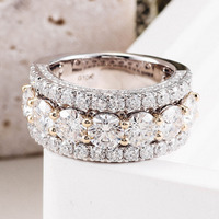 10k 14k 18k massives echtes Gold DEF VVS Moissan ite Diamond Fashion Ringe Custom Schmuck Herren ring HipHop Schmuck Herr der Ringe