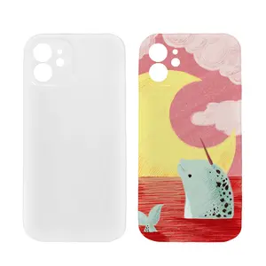 Coque de film PBT 3D à couverture mobile par sublimation avec protection de caméra pour l'impression d'iphone coque de téléphone 3D