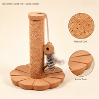 Grattoir à chat pliable en liège grand format, durable et robuste, écologique, antidérapant, design remplaçable, cadeau idéal pour toutes les occasions