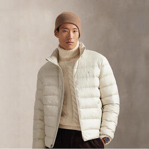 <span class=keywords><strong>Chaqueta</strong></span> de Manga Larga para Hombre, Estilo Americano, con Cuello Alto, Gruesa, <span class=keywords><strong>Informal</strong></span>, Bordada, con Logotipo de RL para Caballo Pequeño, para Invierno - Product Image 1