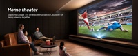 Proyector Láser Tricolor de Tiro Corto UST, Full HD 1080P, Videojuegos Inteligentes, Proyector DLP, 1200ANSI, Alto Lumen, 4K, Android 13, Beamer
