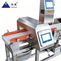 Détecteur de métaux automatique pour biscuits, tunnel personnalisé 350x150mm, acier inoxydable 304, CE JingLiang JLMD-3002