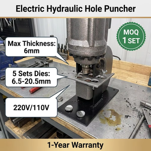 Punzonadora Eléctrica <span class=keywords><strong>OKEY</strong></span> ZHP-20 de Grado Industrial, Herramienta Hidráulica con Motor sin Escobillas, 220/110V, 1 Año de Garantía, 12KG, Segura y Fácil de Operar - Product Image 2