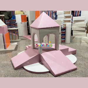 Ensemble de <span class=keywords><strong>piscine</strong></span> à balles en plein air pour enfants, <span class=keywords><strong>rose</strong></span> et blanc - Product Image 4