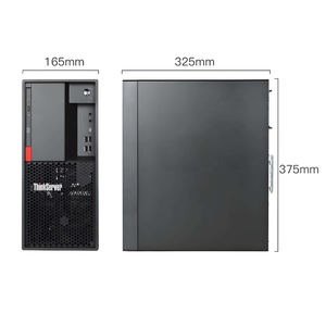 คอมพิวเตอร์ตั้งโต๊ะ ThinkServer TS90X รุ่นดั้งเดิม พร้อมซีพียู Xeon E-2314, Xeon E-2324G, Xeon E-2356G สำหรับใช้งานเป็นโฮสต์ GPU แบบทาวเวอร์เซิร์ฟเวอร์ - Product Image 2