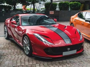 Haute qualité livraison rapide <span class=keywords><strong>prix</strong></span> de vente entier fibre de carbone sèche GTS mise à niveau OEM Kits de carrosserie de lèvre avant pour <span class=keywords><strong>Ferrari</strong></span> 812 - Product Image 4