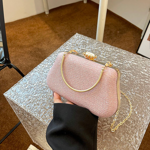 Bolso <span class=keywords><strong>de</strong></span> mano <span class=keywords><strong>de</strong></span> lujo con diamantes para mujer, bolso <span class=keywords><strong>de</strong></span> <span class=keywords><strong>noche</strong></span> cuadrado con correa <span class=keywords><strong>de</strong></span> hombro con cadena, accesorio <span class=keywords><strong>de</strong></span> moda al por mayor - Product Image 5