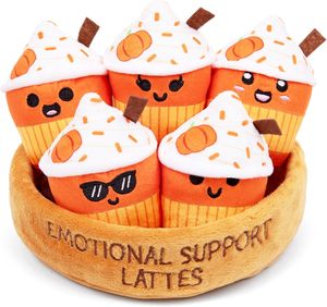 Peluches d'automne douces et câlines en coton PP de la marque Relatable pour les lattes, pour les êtres chers de tous âges - Product Image 1