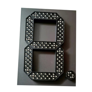 HOUKem-80013-bpg 200 mét màu xanh lá cây tinh khiết 8 inch 7 đoạn kỹ thuật số <span class=keywords><strong>LED</strong></span> hiển thị cho cửa hàng bán lẻ sử dụng ngoài trời - Product Image 4