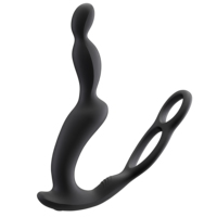 Anfänger-Trainingsset für Männer: Prostata-Sexspielzeug mit Fernbedienung, 10 Frequenzen, Penisring-Vibrator, Silikon-Perlen, Analplug, Butt Plugs