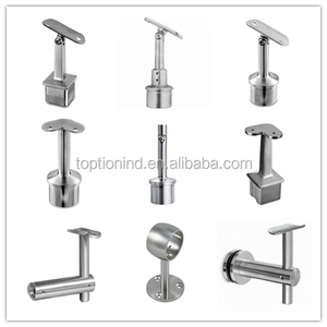 Supports de main courante en acier inoxydable de haute qualité fabriqués en Chine, compatibles avec les tubes/tuyaux en acier inoxydable, accessoire de main courante - Product Image 6