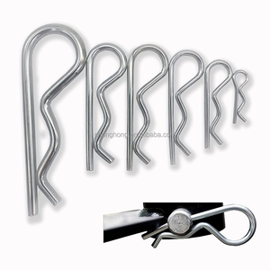 Clips en R de Acero Inoxidable/Zincado, Pasadores de Retención, Kit de Surtido de Fijaciones, Pasadores de Seguridad, Varios Tamaños Personalizados al por Mayor - Product Image 1