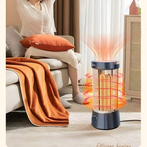 Calentador Eléctrico Midea Hpt10a 500W 1000W con Dos Niveles de Potencia, Calentamiento con Tubo de Carbono, Calefacción de 360 Grados para Hogar y Oficina - Product Image 6
