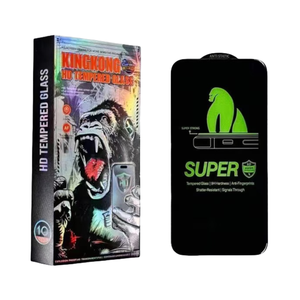 Protection d'écran en verre trempé 9H HD King <span class=keywords><strong>Kong</strong></span> 2.5D à colle intégrale, vente chaude, pour iPhone 17 16 15 14 13 12 11 Pro Max - Product Image 1