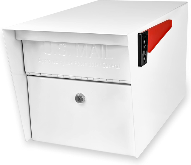 Secure Wall-Mount Locking Mailbox | Anti-Theft Steel Mail & Package Drop Box | Factory Direct