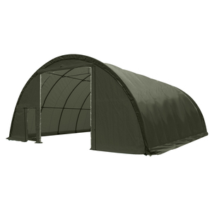 <span class=keywords><strong>Abri</strong></span> de stockage extérieur portable de haute qualité <span class=keywords><strong>en</strong></span> <span class=keywords><strong>acier</strong></span> <span class=keywords><strong>galvanisé</strong></span> à chaud, enduit de PVC, imperméable et durable, <span class=keywords><strong>avec</strong></span> <span class=keywords><strong>toit</strong></span> <span class=keywords><strong>en</strong></span> arche - Product Image 4