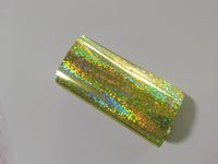 Rouleau de film holographique doré Bonedry DIY pour impression par transfert métallique, 8CM*120M, 64CM*120M, en PET