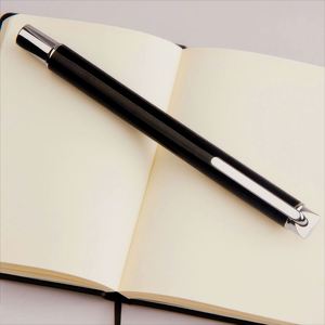 High Quality 1.0 mm Black Metal Ballpoint <b>Pen</b> with Custom Logo Stainless Steel for Business for Gifts - Product Image 3