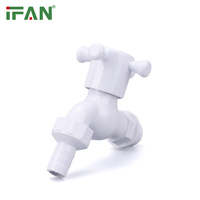 Échantillon Gratuit IFAN – Robinet d'Eau en Plastique, Matériaux de Plomberie PVC, Robinets PVC, Robinet d'Eau en Plastique 1/2 Pouce, Vanne de Robinet PVC
