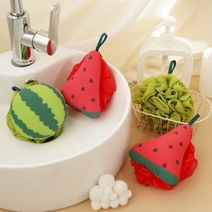 Zenidoo Boule de bain douce en PE à usage quotidien, anti-dispersion, moderne, double usage (exfoliation et mousse), accessoire de bain mignon pour bébés et enfants - Product Image 2