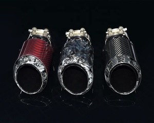 Offre Spéciale Prime Fiber De Carbone Trois Couche General Motors D'échappement Bout de Silencieux Avec pince Rénovation Pour tous les Différents Voiture Arrière - Product Image 2